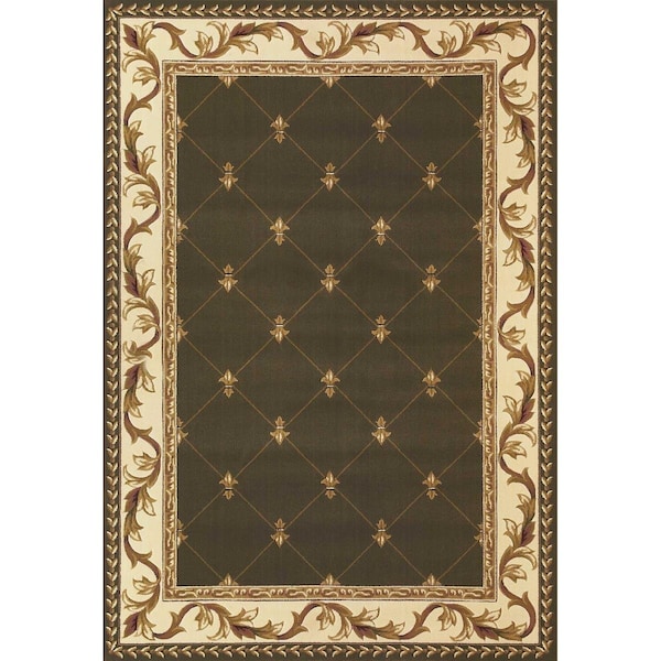 Palacedesigns 3 ft. 3 in. x 4 ft. 11 in. Polypropylene Green Area Rug PA3654225 - main